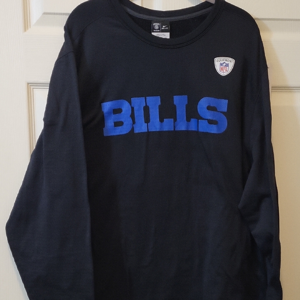 NFL Bills Black and Blue Sweatshirt